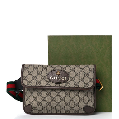 Gucci GG Supreme Monogram Neo Vintage Web Belt Bag Brown 12 of 12