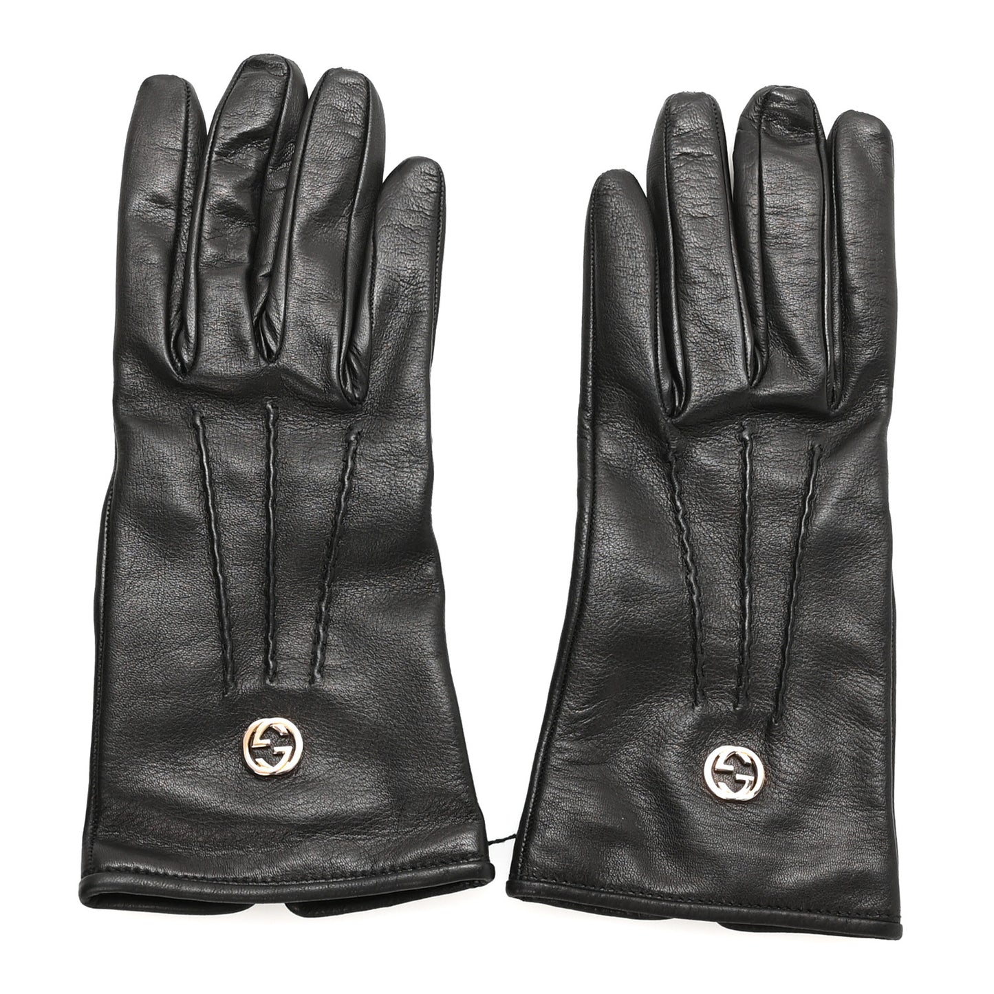 Lambskin Donna GG Gloves Black
