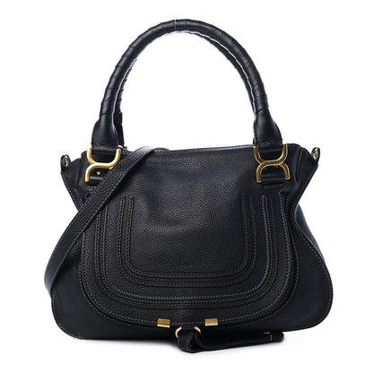 Chloe Calfskin Medium Marcie Satchel Black 1 of 9