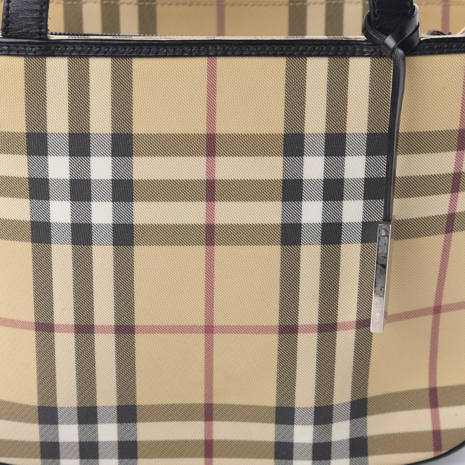 Burberry House Check Small Tote Black 10 of 11