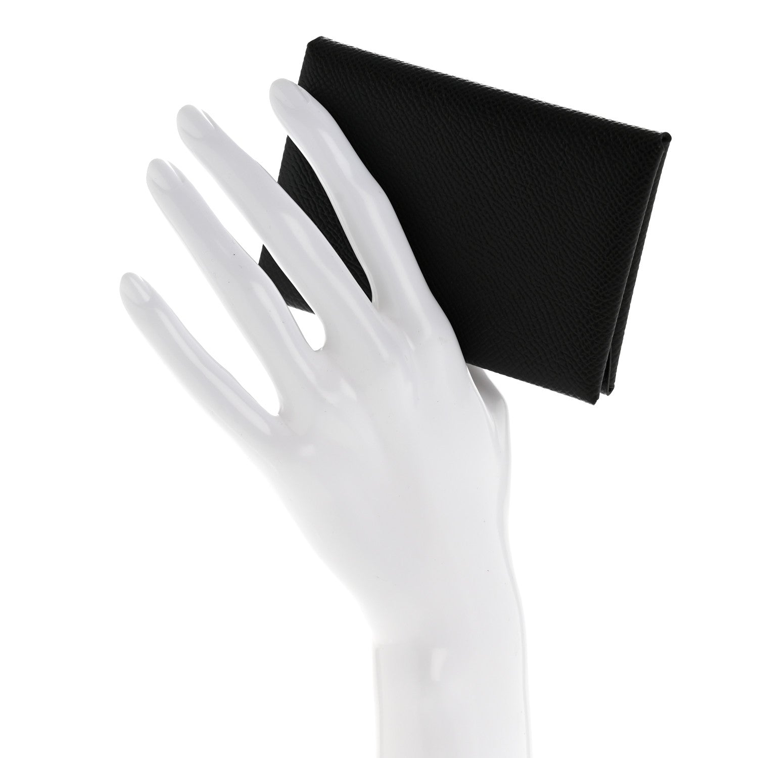 Hermes Epsom Calvi Duo Card Case Black 2 of 8