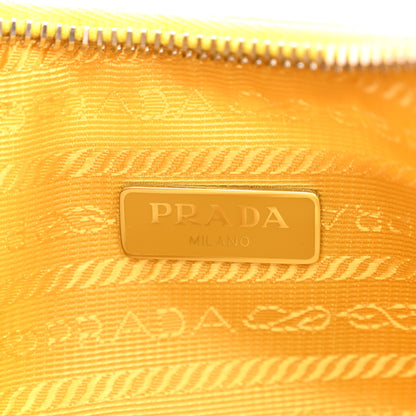 Prada Tessuto Nylon Saffiano Mini Re-Edition 2005 Bag Cedro 6 of 9