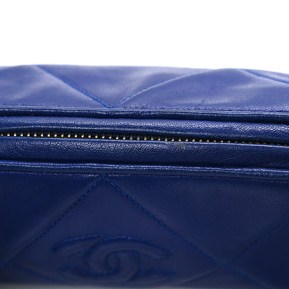 Chanel Lambskin Diamond Quilted Small Shoulder Bag Blue 12 of 12