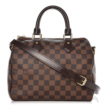 Louis Vuitton Damier Ebene Speedy Bandouliere 25 1 of 13