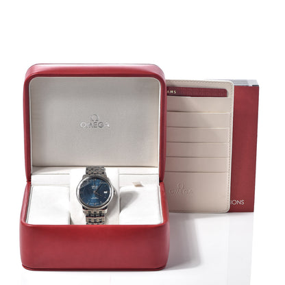 Omega Stainless Steel 37mm De Ville Prestige Co-Axial Automatic Watch Blue 424.10.37.20.03.001 7 of 7