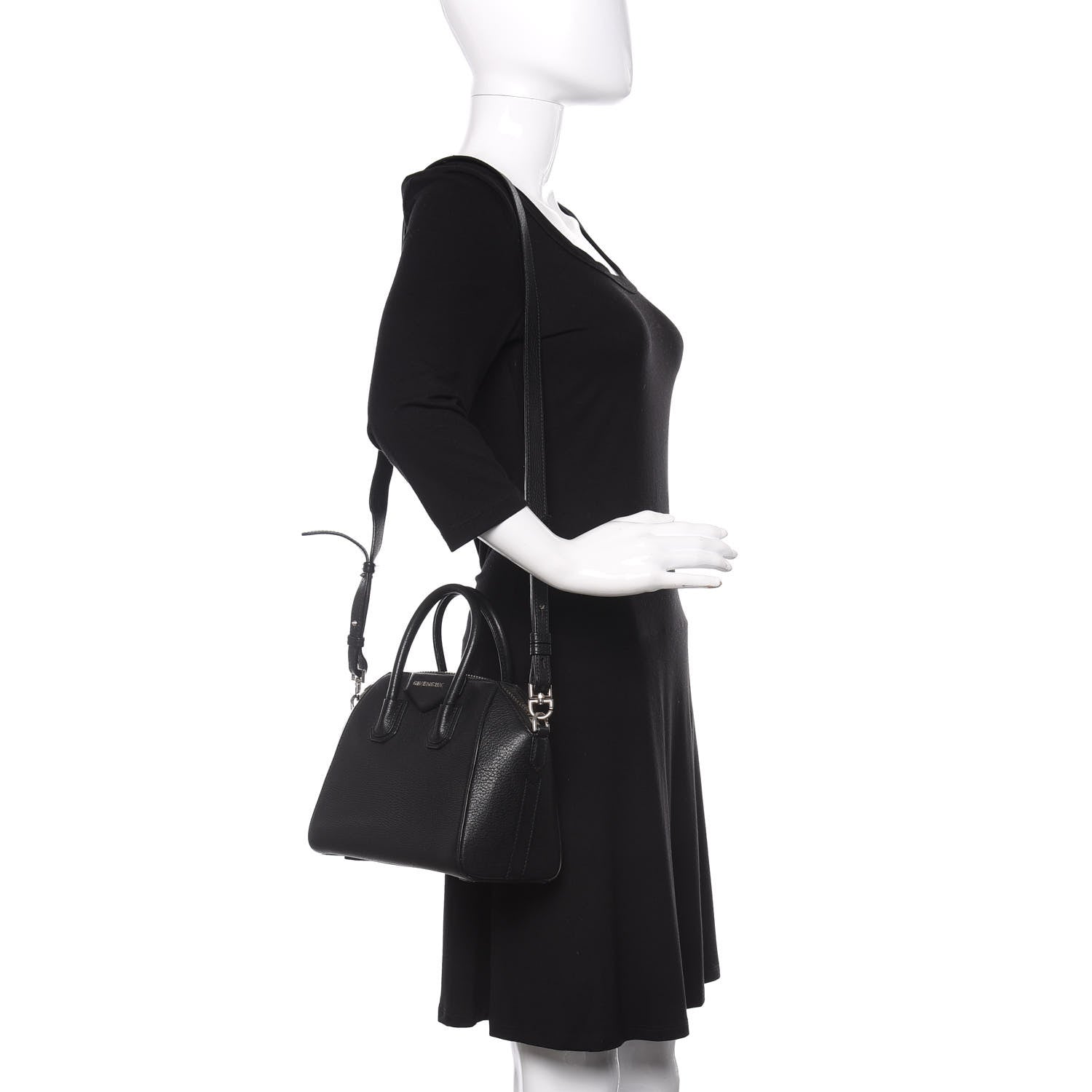 Givenchy Sugar Goatskin Mini Antigona Black 2 of 10