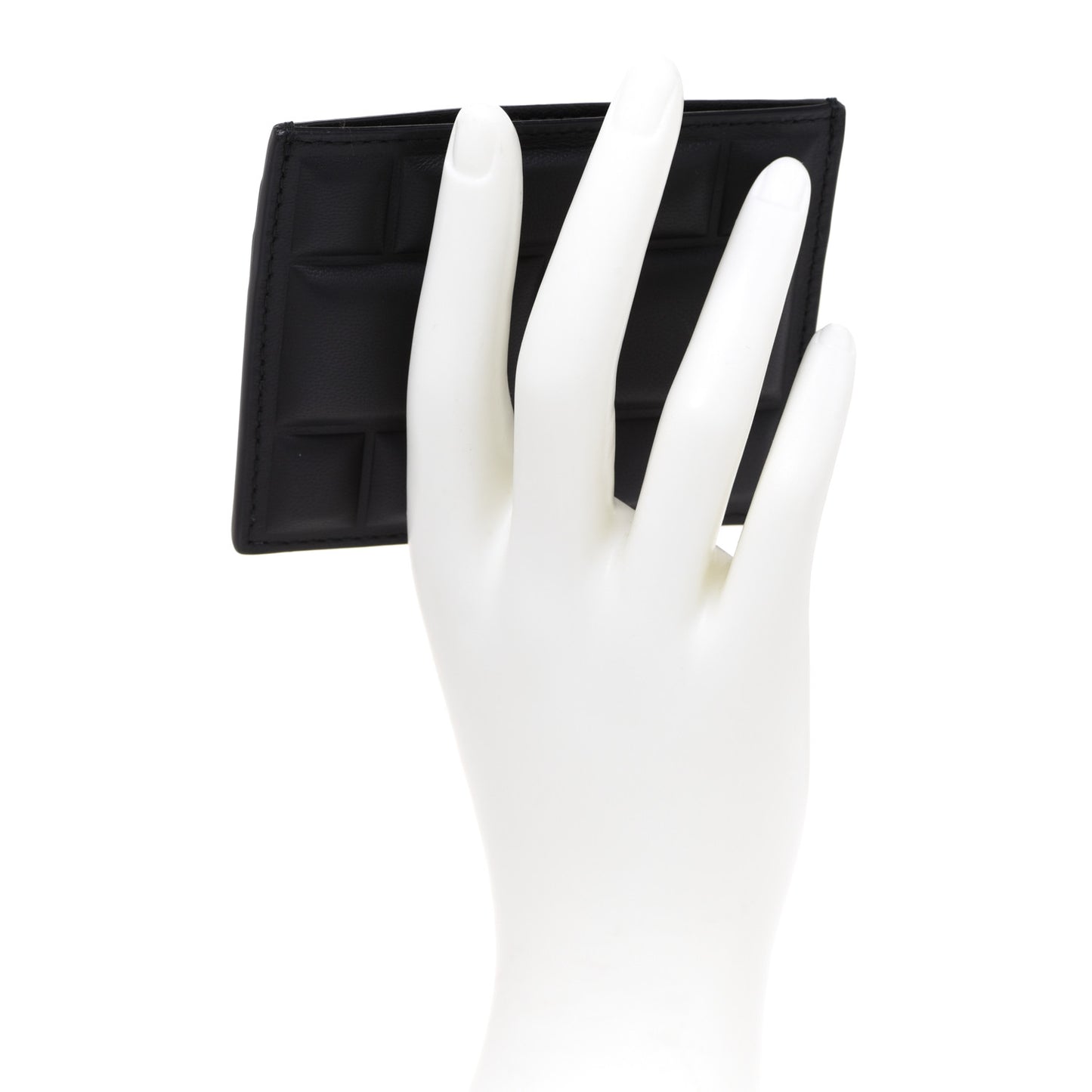 Nappa Padded Card Holder Black