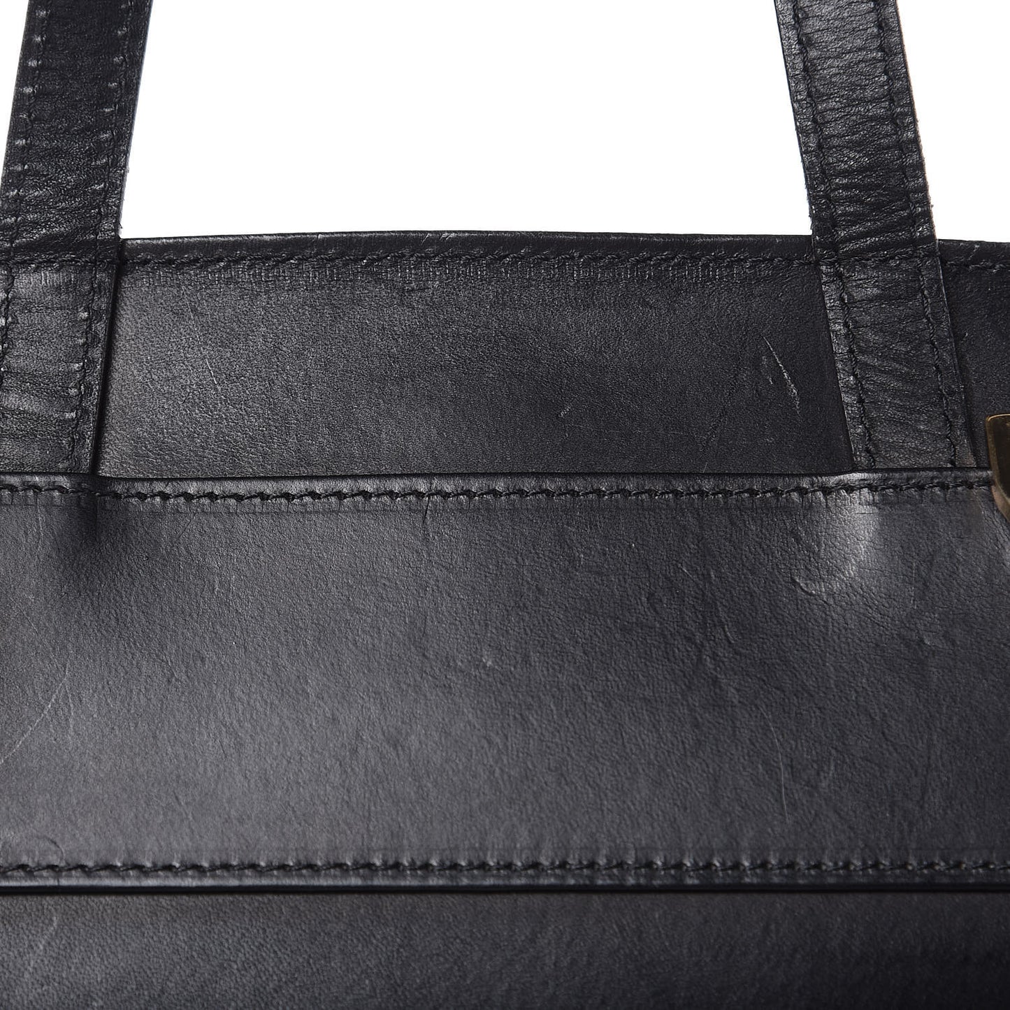 Calfskin Mini Lady Bag Black Flamma