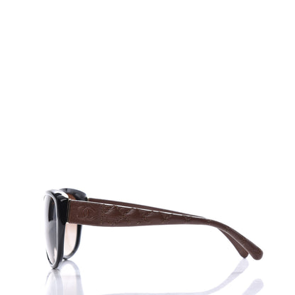 Chanel Lambskin Quilted CC Sunglasses 5199 Q Brown 3 of 8