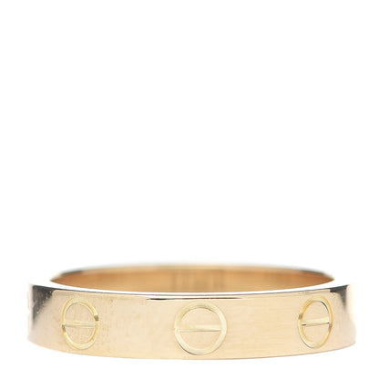 Cartier 18K Yellow Gold 3.5mm LOVE Wedding Band Ring 50 5.25 1 of 5