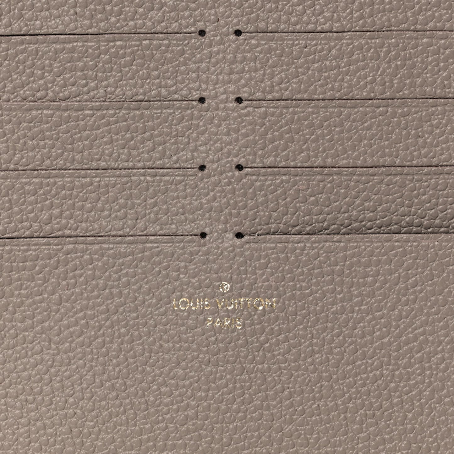 Calfskin Felicie Chain Wallet Card Holder Insert Tourterelle