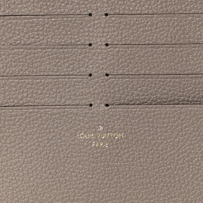 Louis Vuitton Calfskin Felicie Chain Wallet Card Holder Insert Tourterelle 6 of 6