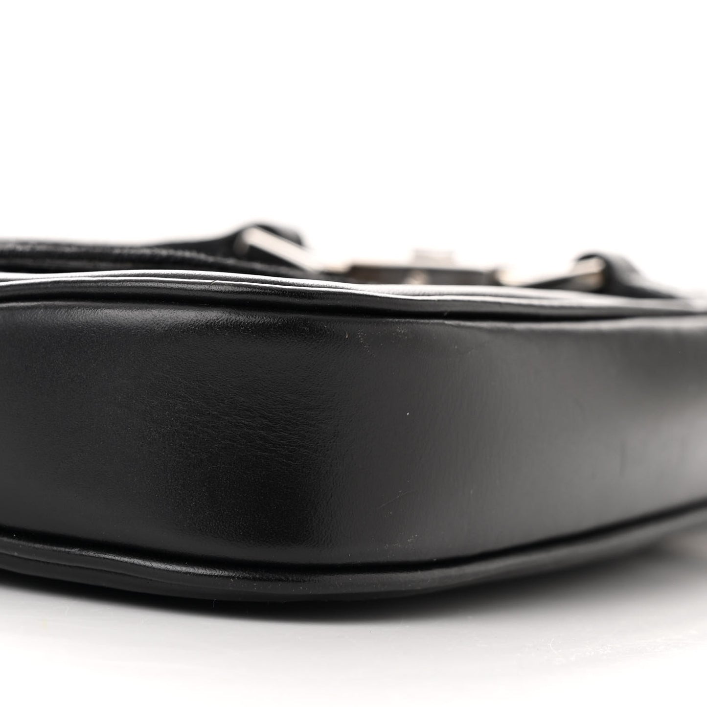 Monogram Small Jackie O Flap Hobo Black