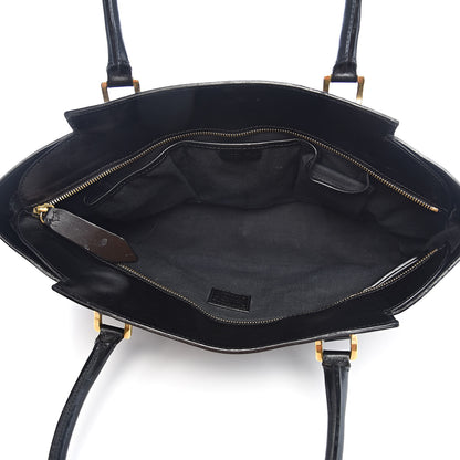 Burberry House Check Bridle Calfskin Kent Bag Black 5 of 20