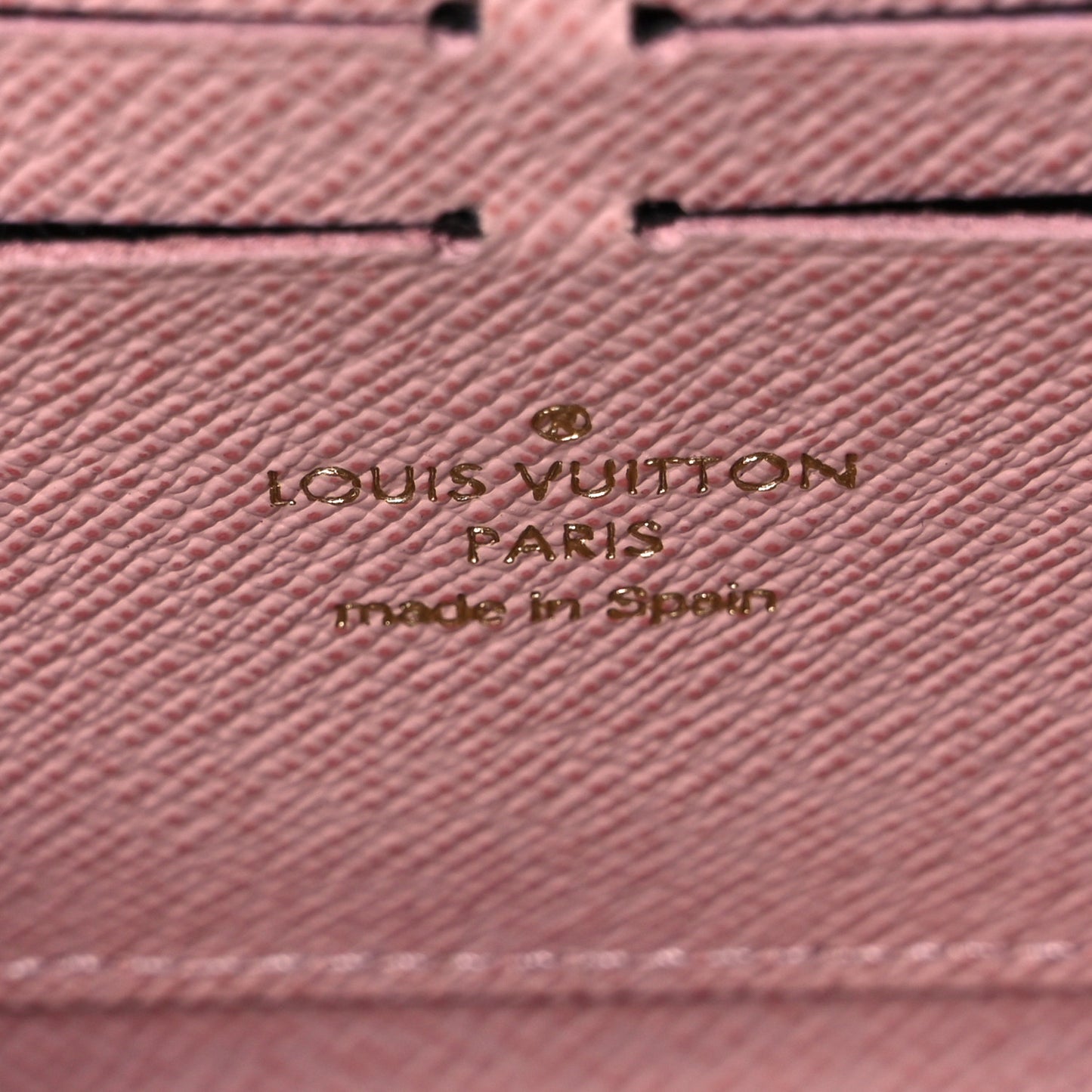 Damier Azur Clemence Wallet Rose Ballerine