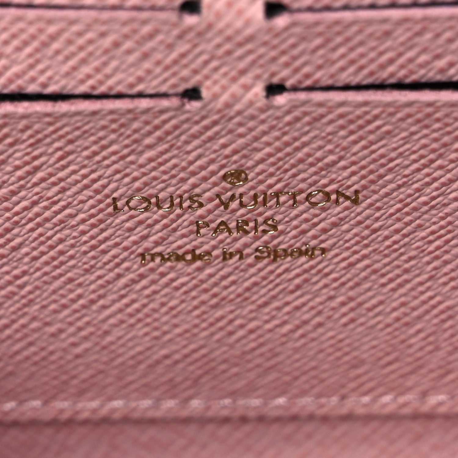Louis Vuitton Damier Azur Clemence Wallet Rose Ballerine 6 of 9
