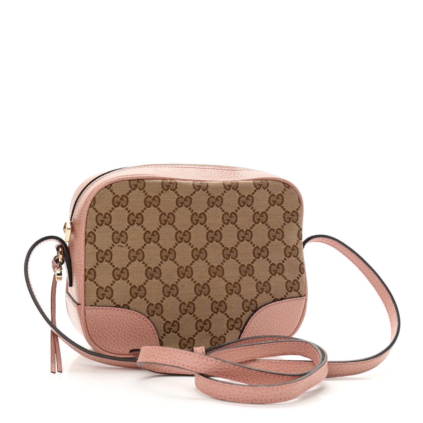 Monogram Mini Bree Messenger Bag Beige Soft Pink