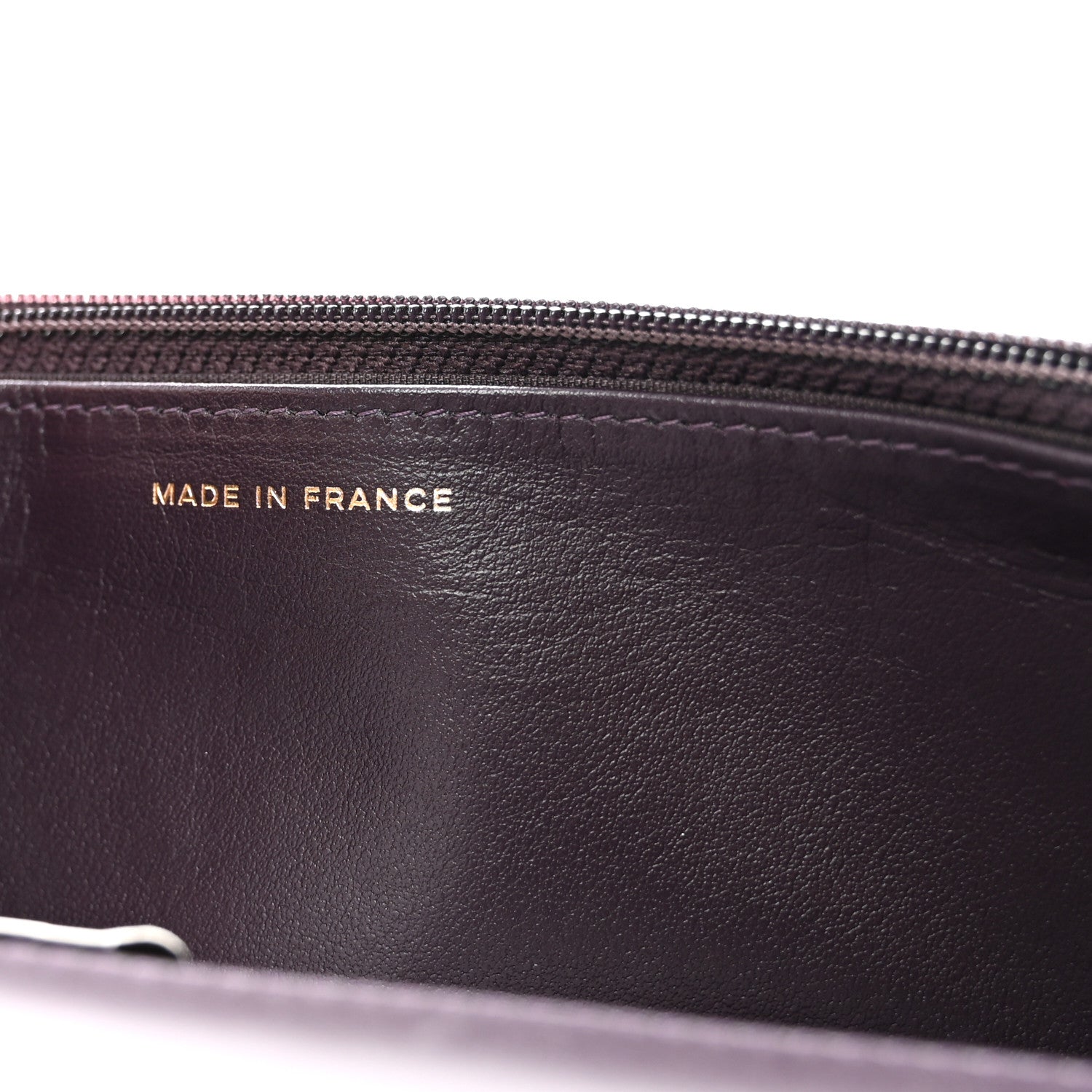 Chanel Caviar Quilted Boy Wallet On Chain WOC Dark Purple 12 of 23