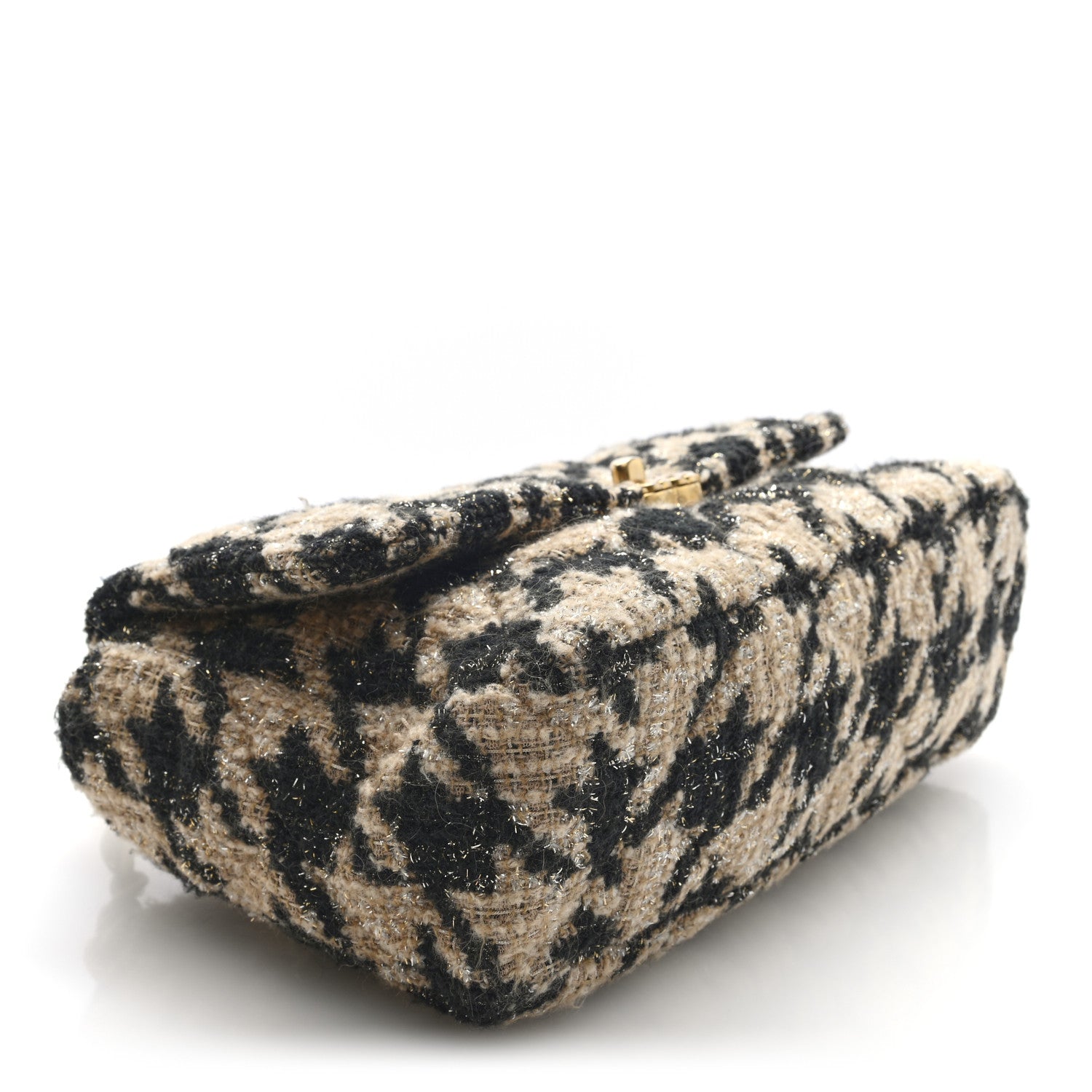 Chanel Tweed Large Chanel 19 Flap Beige Black 4 of 10