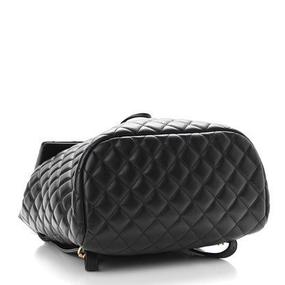 Chanel Lambskin Quilted Large Urban Spirit Backpack Black 4 of 10