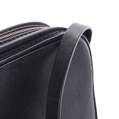 Burberry Smooth Calfskin 1983 Knight Check Link Camera Bag Black 10 of 10