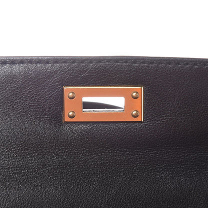 Hermes Chevre Chandra Mini Kelly Sellier 20 Black 14 of 37