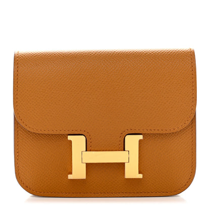 Hermes Epsom Constance Slim Wallet Sesame 1 of 8