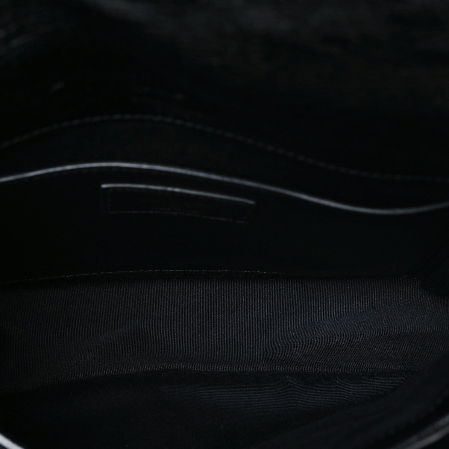 Saint Laurent Crinkled Calfskin Matelasse Monogram Baby Niki Chain Satchel Black 5 of 10