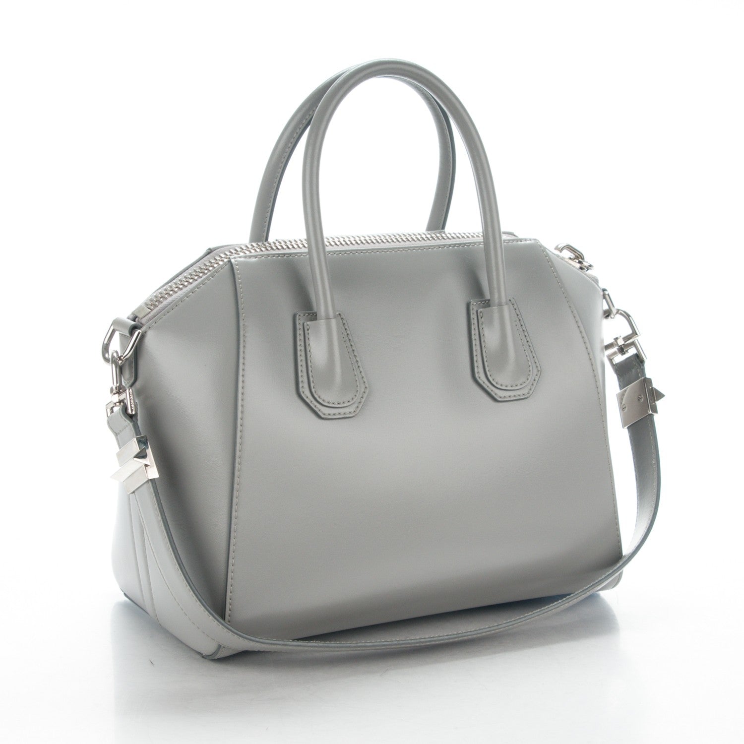 Givenchy Shiny Lord Calfskin Small Antigona Pearl Grey 3 of 7