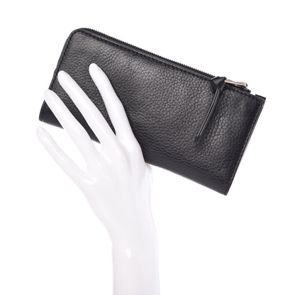 Burberry Grained Calfskin Zip Wallet Black 2 of 10