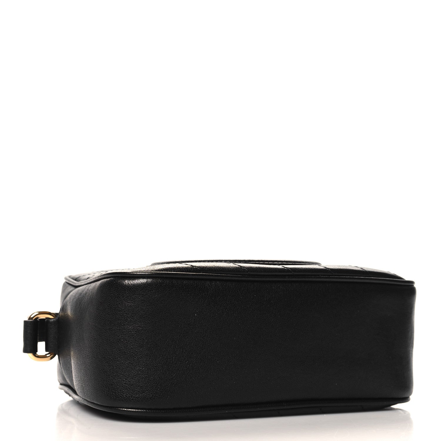 Gucci Sakai Be Green Calfskin Diagonal Stitched Small Blondie Shoulder Bag Black 4 of 10