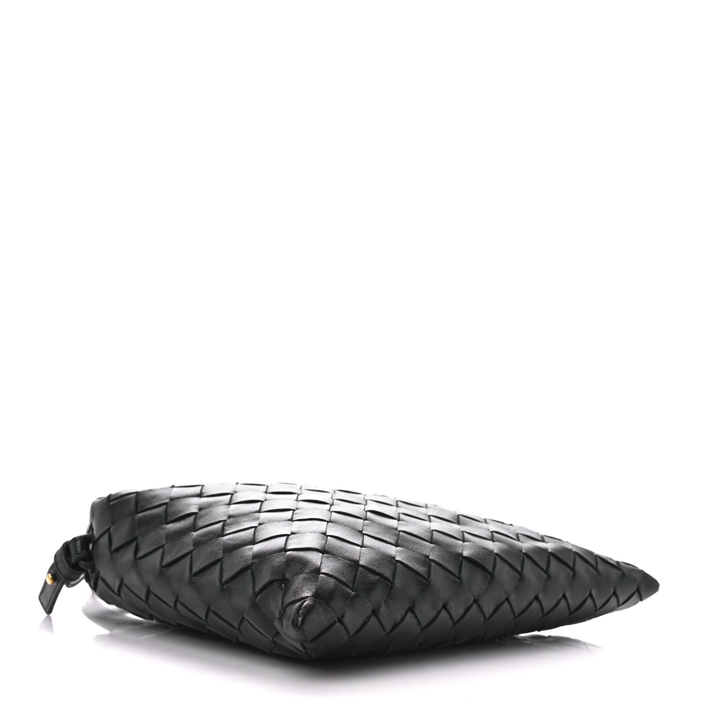 Calfskin Intrecciato Mini Hop Black