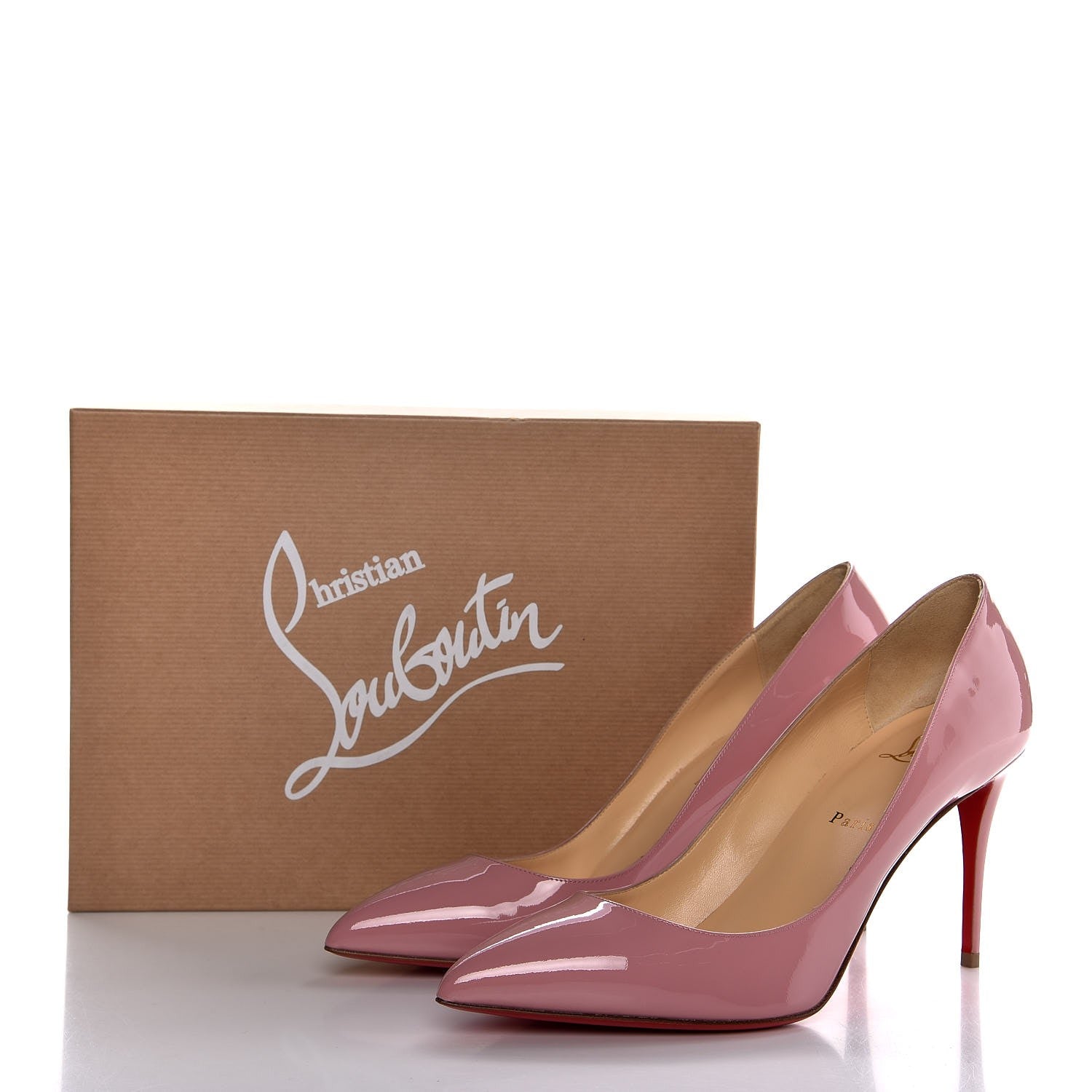 Christian Louboutin Patent Pigalle Follies 85 Pumps 41 Viole 8 of 8