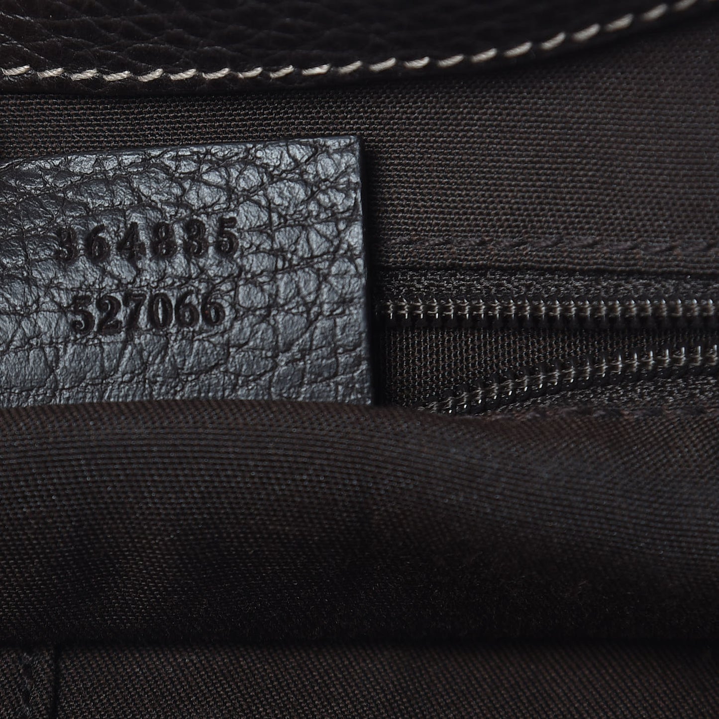 Monogram New Ladies Web Tote Dark Brown