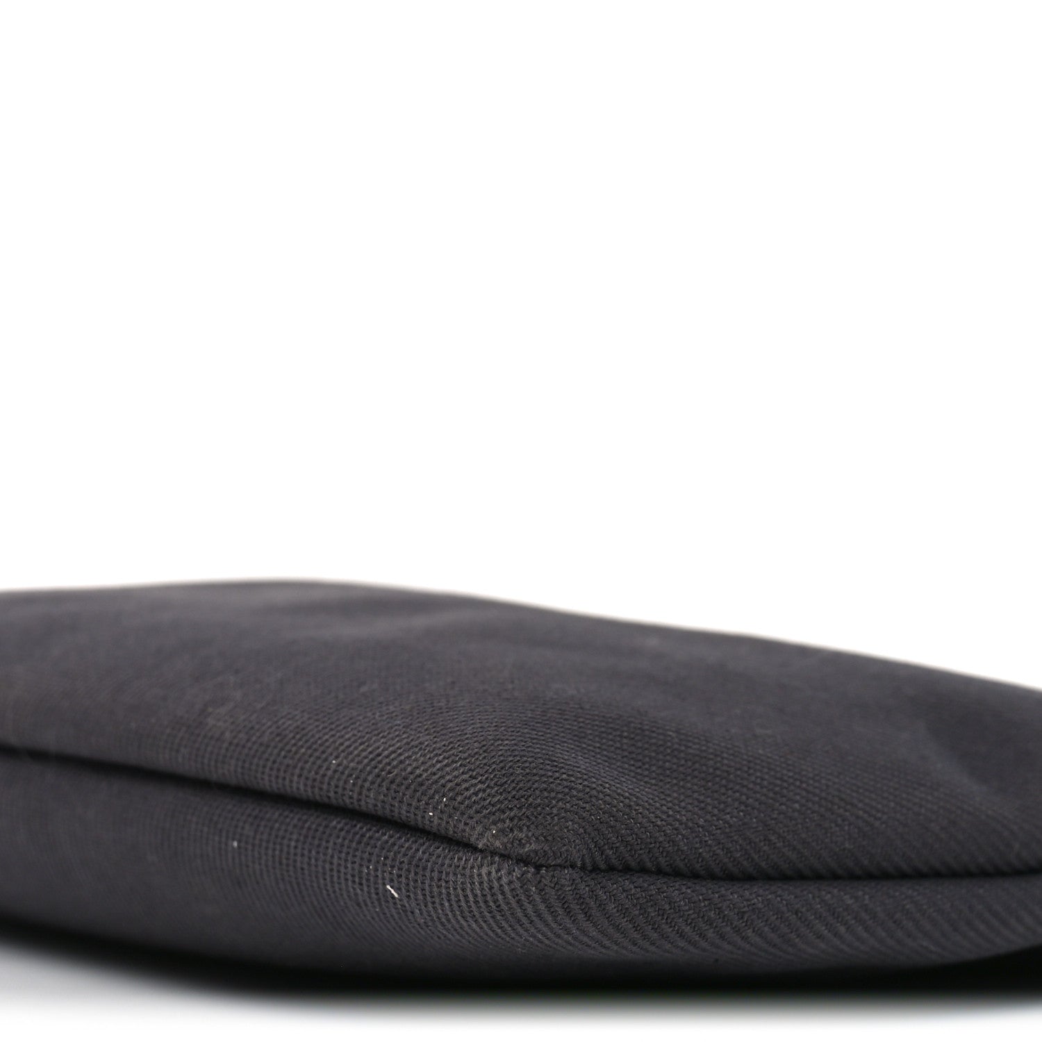 Saint Laurent Linen Canvas Rive Gauche Zipped Pouch Black 10 of 10