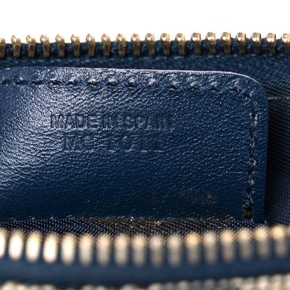 Christian Dior Monogram Mini Saddle Pochette Navy 7 of 20