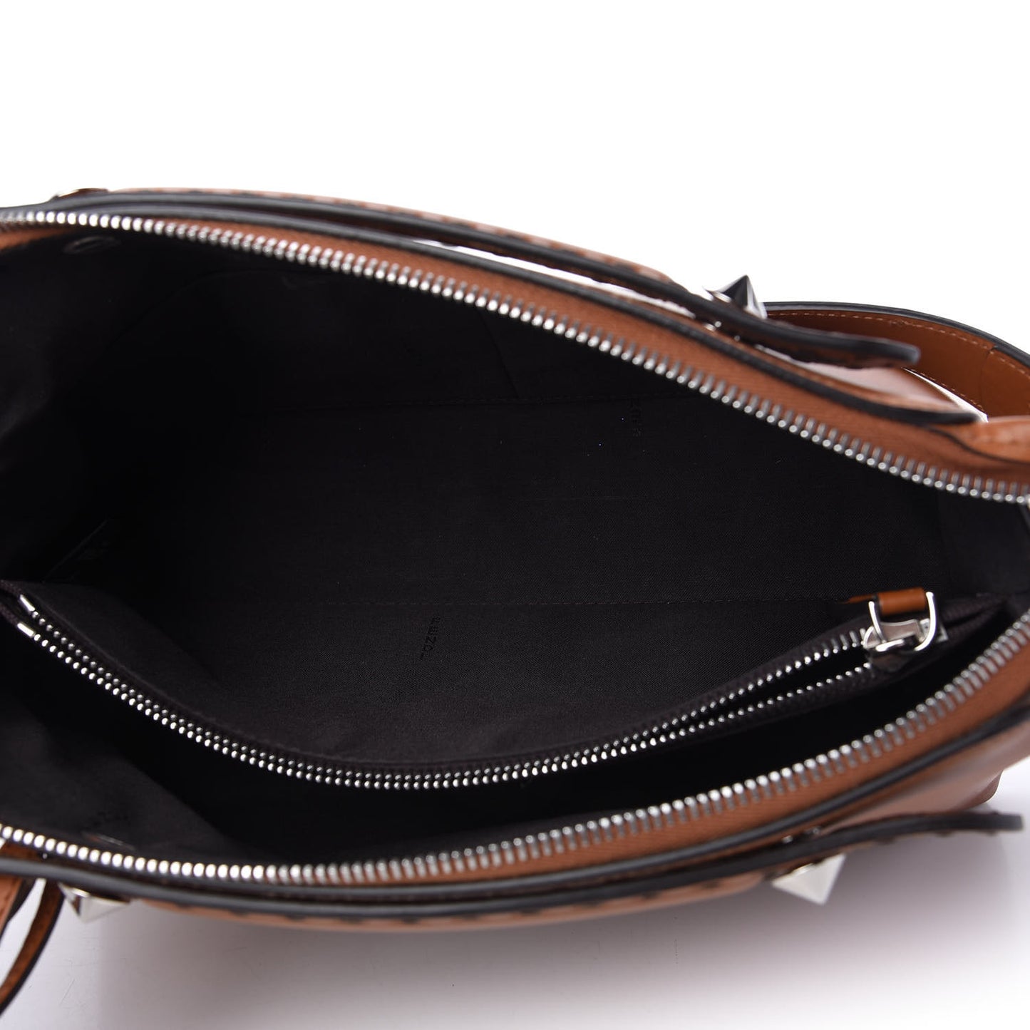 Vitello King Logo Embossed Medium By The Way Boston Bag Cuoio