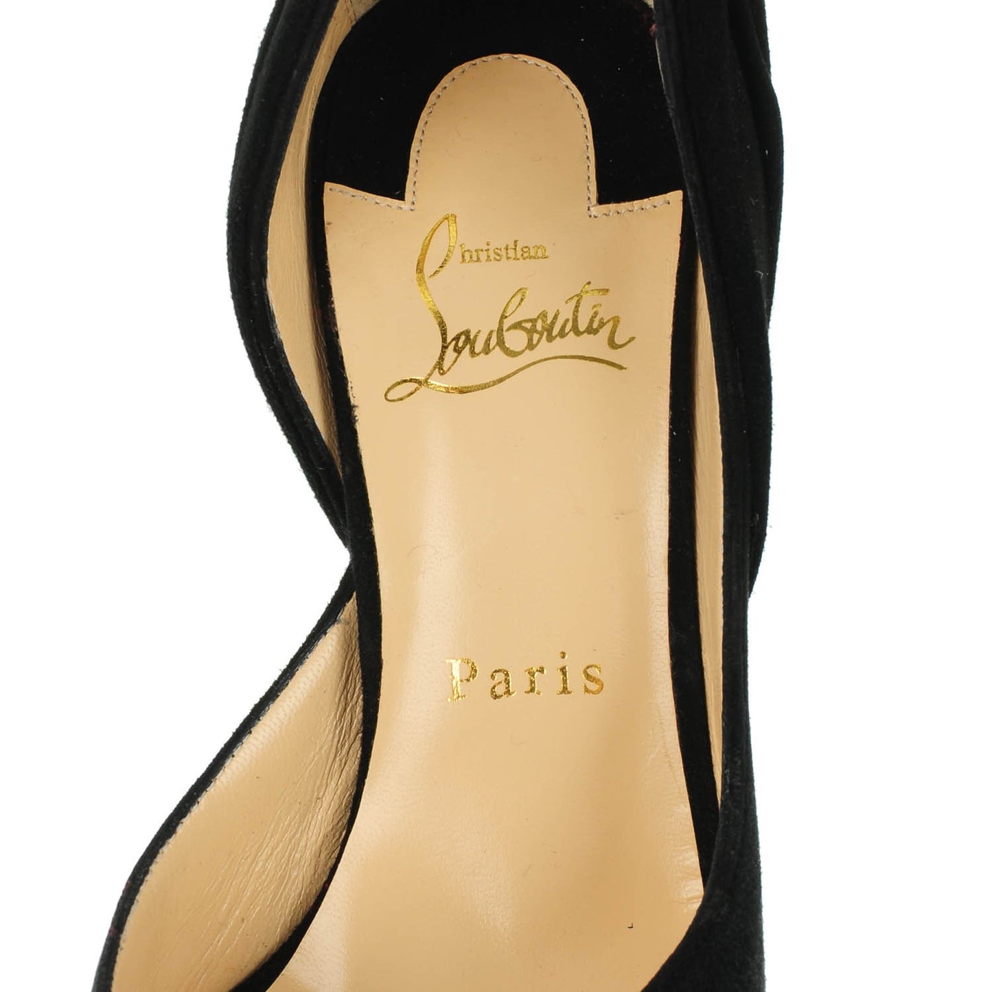 Suede Barbara 100 Peep Toe Pumps 37.5 Black