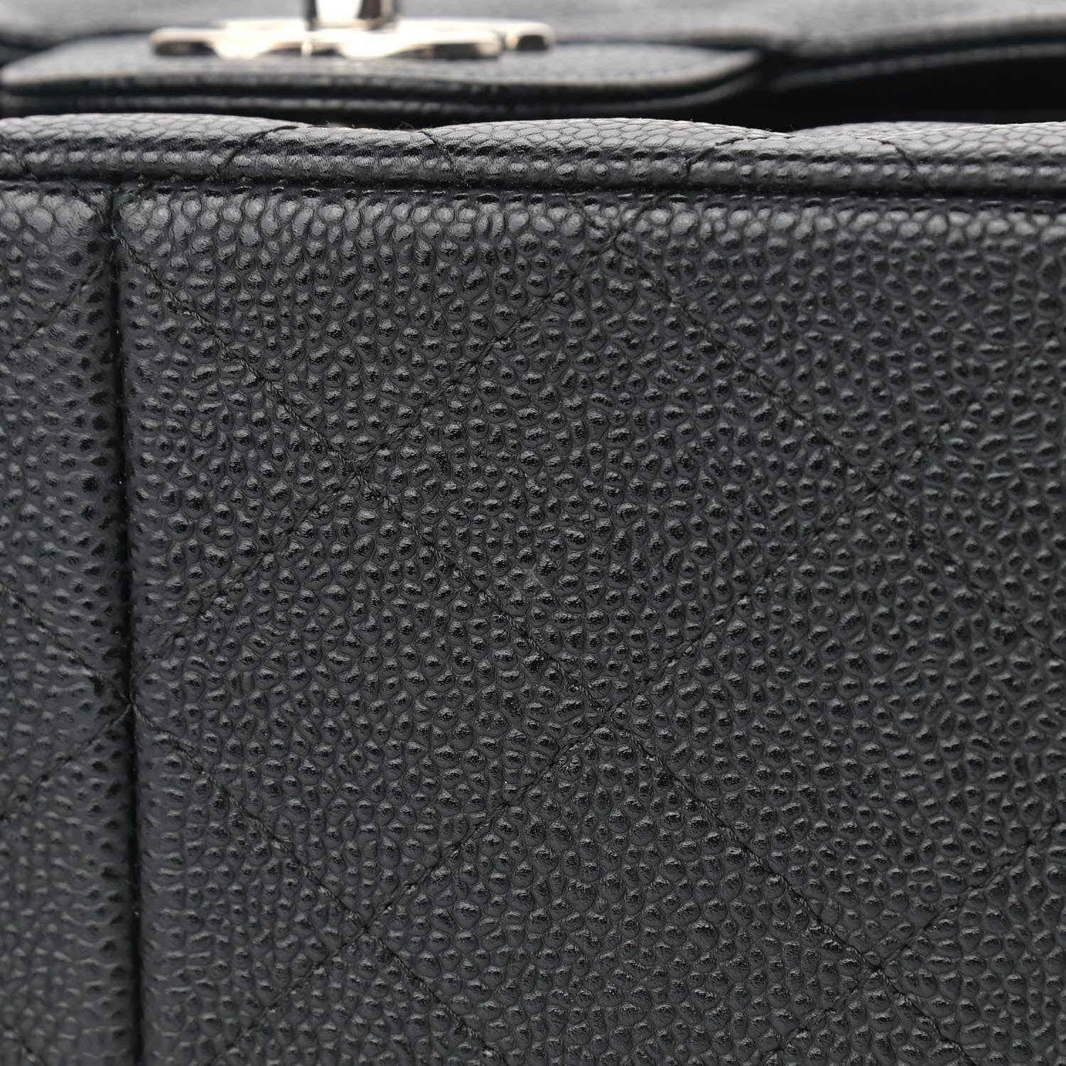 Chanel Caviar Quilted Jumbo Double Flap Black 10 of 10