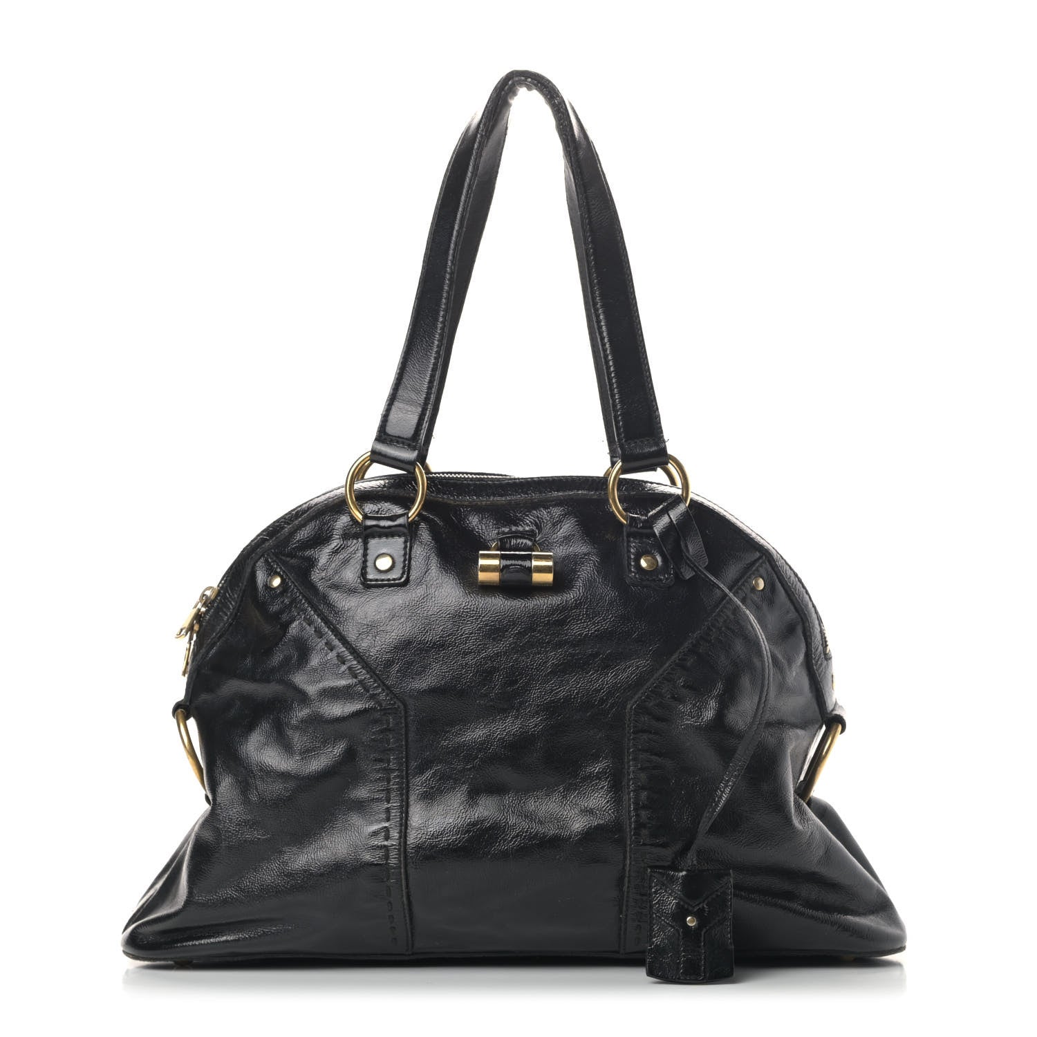 Saint Laurent Patent Large Muse Black 1 of 9