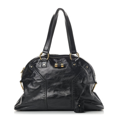 Saint Laurent Patent Large Muse Black 1 of 9