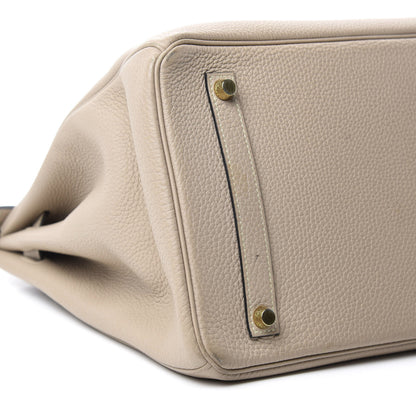 Hermes Togo Horseshoe Birkin 35 Gris Tourterelle Ardoise 6 of 18