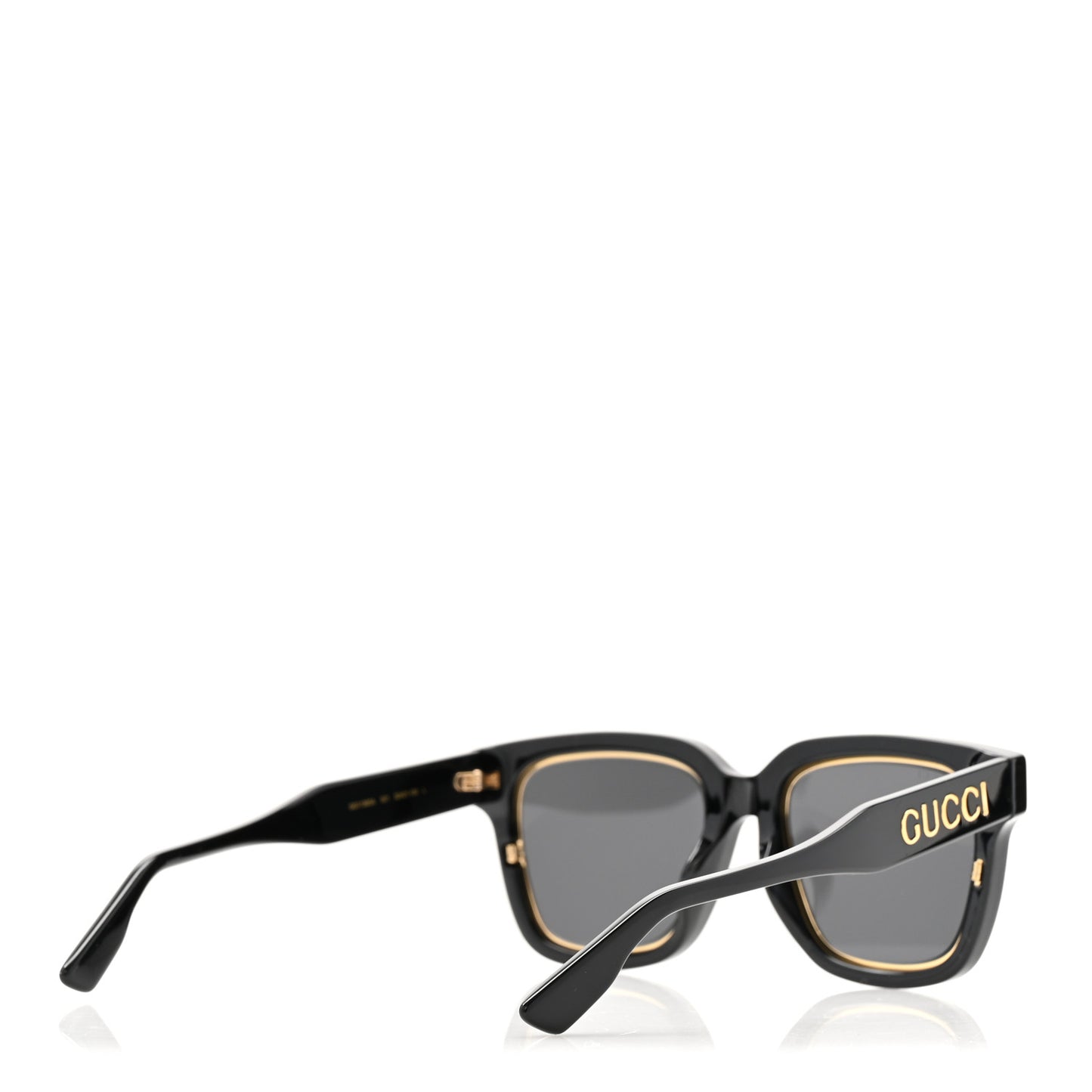 Acetate Square Frame Sunglasses GG1136SA Black
