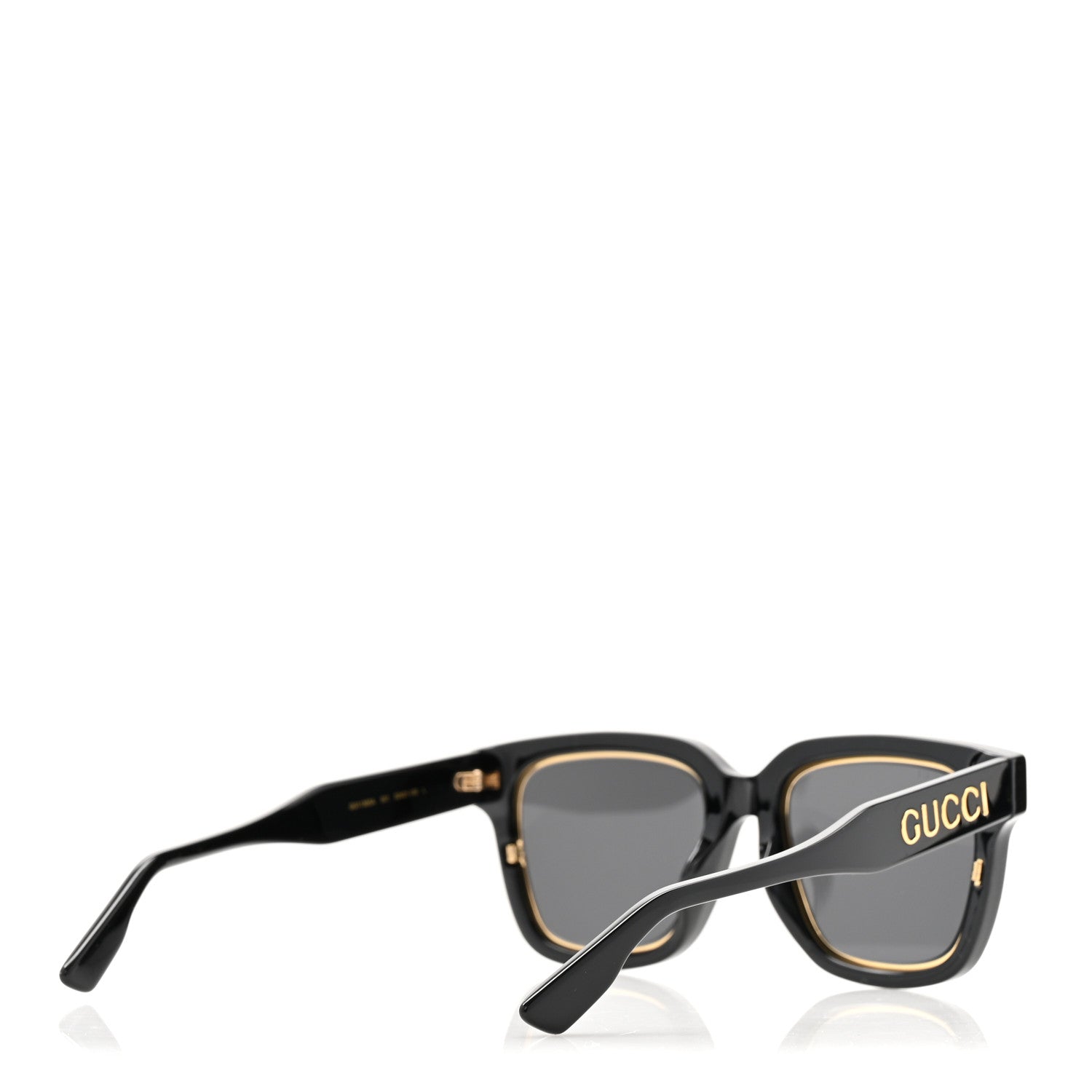 Gucci Acetate Square Frame Sunglasses GG1136SA Black 4 of 8