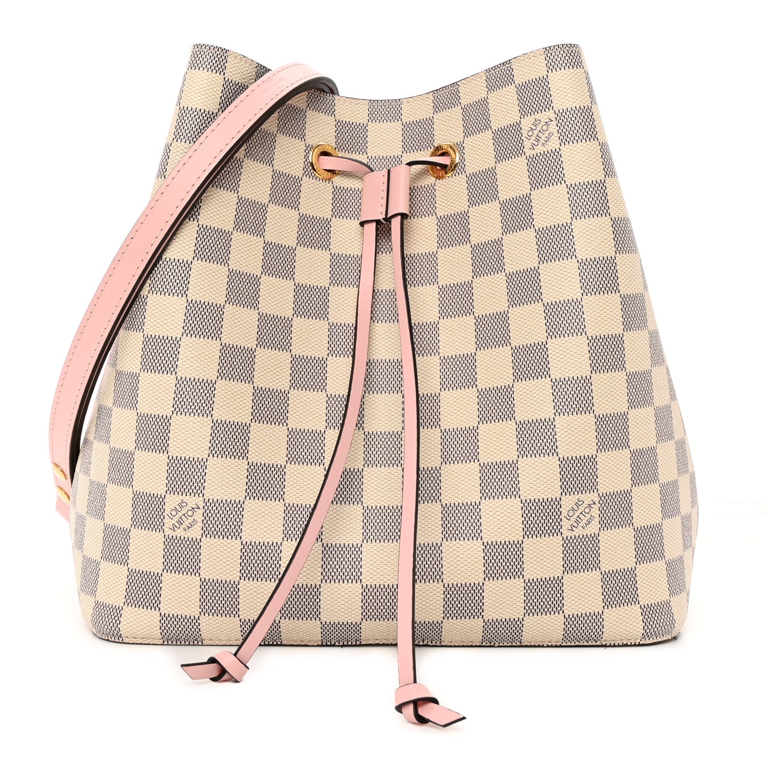 Louis Vuitton Damier Azur Neonoe MM Eau De Rose 1 of 9
