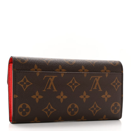 Louis Vuitton Monogram Sarah Wallet NM Coquelicot 3 of 9