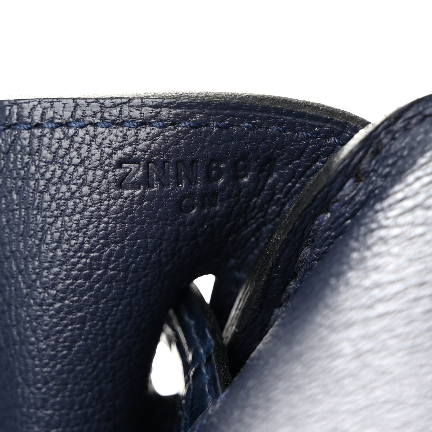 Hermes Togo Matte Alligator Birkin Touch 30 Bleu Nuit Bleu Indigo 7 of 13