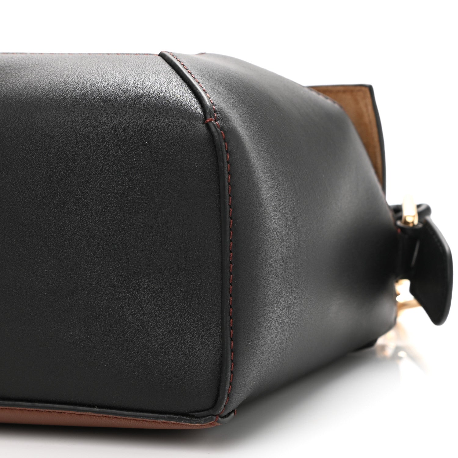 Loewe Calfskin Small Puzzle Edge Bag Black Prune Havana 9 of 9