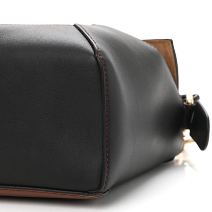 Loewe Calfskin Small Puzzle Edge Bag Black Prune Havana 9 of 9