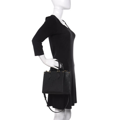 Louis Vuitton Empreinte Monogram Giant Onthego PM Black 3 of 11